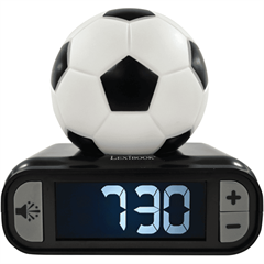 S.CENA Digital alarm clock with a football3Dnight light and sound effects