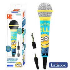 S.CENA The Minions Microphone High Sensibility2,5m length