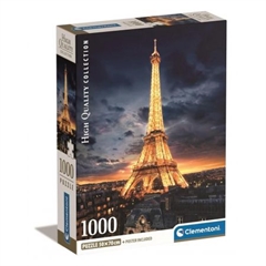 -CLE puzzle 1000 Compact Wieża Eiffla 39703
