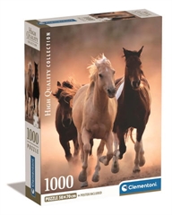 -CLE puzzle 1000 Compact Running Horses 39771