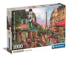 -CLE puzzle 1000 Compact Flowers in Paris 39705