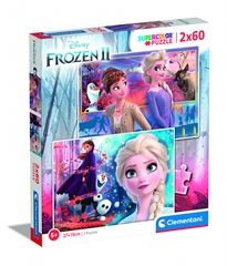 -CLE puzzle 2x60 SuperKolor Frozen2 21609