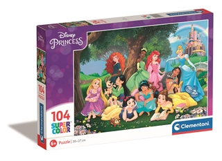 -CLE puzzle 104 SuperKolor Disney Princess 25743