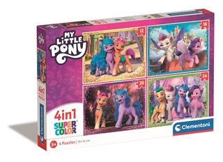 -CLE puzzle 4w1 SuperKolor My Little Pony 21519