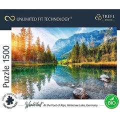 S.CENA Puzzles - _1500 UFT_ - U podna Alp,Jezioro Hintersee, Niemcy
