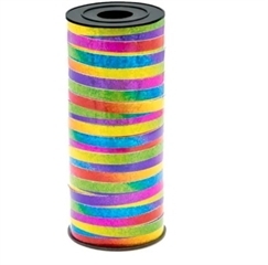 Wstążka plastikowa holograficzna multikolor 92m 512765