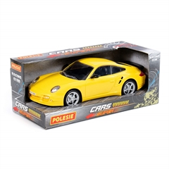 Legenda-V6, samochód osobowy inercyjny (żółty) (w pudełku)
