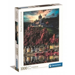 -CLE puzzle 1000 HQ Cochem Castle 39648
