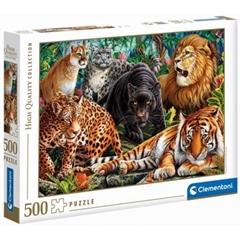 -CLE puzzle 500 HQ Wild Cats 35126