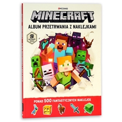 S.CENA Minecraft. Album przetrwania z naklejkami