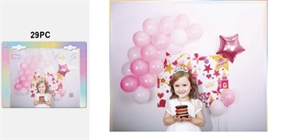 Zestaw zrób to sam girlanda balonowa na urodziny little princess FD0390