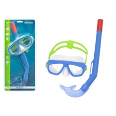 Maska z rurką do nurkowania   Fun Snorkel Set  , 2 kolory w asortymencie 24018
