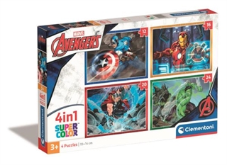 -CLE puzzle 4w1 Marvel Avengers 21525