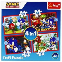 S.CENA Puzzle _4w1_ - Przygody Sonica / SEGASonic The Hedgehog