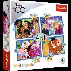 S.CENA Puzzle - _4w1_ - Wesoy Łwiat Disneya/Disney 100