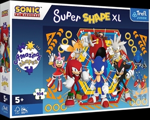 S.CENA Puzzle - _104 XL Super Shape_ - wiatSonica / SEGA Sonic Hedgehog_FSC Mix 70 #37;