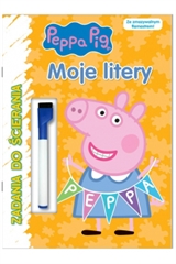 -Świnka peppa Zadania do ścierania - Moje litery