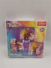 S.CENA Puzzle - _3w1_ - Poznaj wesoe Trolle/Universal Trolls 3 (2023)