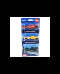 S.CENA Siku 0411 Zestaw pojazdów wyścigowych 3pack