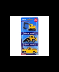 S.CENA Siku 0409 Zestaw pojazdów budowlanych 3pack