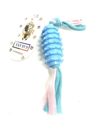 Zabawka dla psa gryzak pastelowe kolory z frędzelkami 9cm 20727
