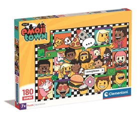 -CLE puzzle 180 SuperKolor Emoji Town 29066