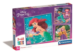 -CLE puzzle 3x48 Square Disney Princess 25304