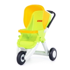 Wózek dla lalek spacerowy Anita 3kołowy (zielony) (w woreczku)
