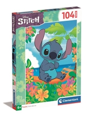 -CLE puzzle 104 SuperKolor Disney Stitch2 27572