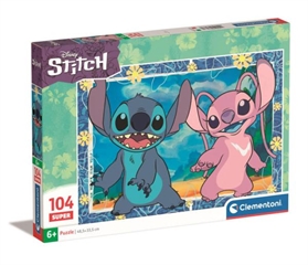 -CLE puzzle 104 SuperKolor Disney Stitch3 27573