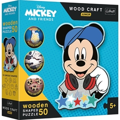 PROM Puzzle drewniane Disney 50 el. W Łwiecie Mickey