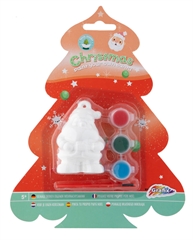 Mikołaj do malowania + farbki 800015