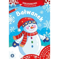 -Maluszkowe malowanie- Bałwanek