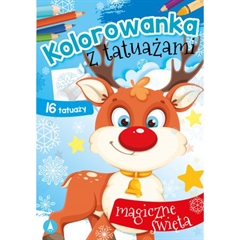 -Kolorowanka z tatuażami- Magiczne święta
