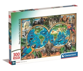 -CLE puzzle 300 Super The WonderfAnimalWorld 21723