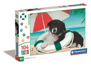 -CLE puzzle 104 SuperKolor Sunny beach 25767