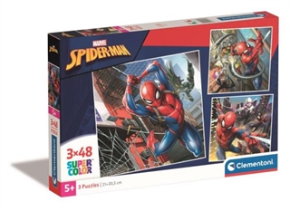 -CLE puzzle 3x48 SuperKolor SpiderMan 25316