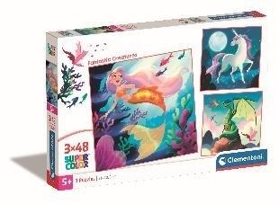 -CLE puzzle 3x48 SuperKolor FantasticCreat.25319