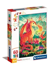 -CLE puzzle 60 maxi SuperKolor ADragon family 26600