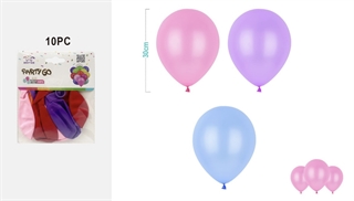 Balony gumowe kolorowe 30cm 10szt FA2294