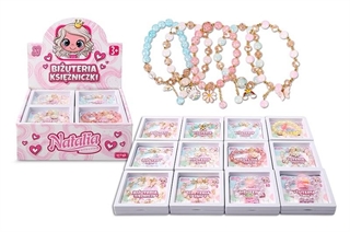 BIŻUTERIA KSIĘŻNICZKI NATALIA 12 SZT/DISP