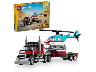 PROM LEGO 31146 ciężarówka z platformą ihelikopterem