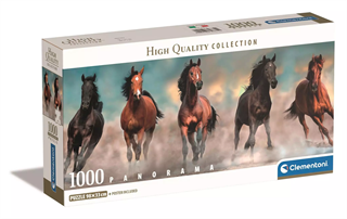-CLE puzzle 1000 Panorama Compact Horses39875