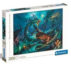 -CLE puzzle 3000 HQ The Underwater Battle 33023