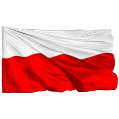 PROM Flaga Polski (super materiał,polskiproducent) 68x110cm