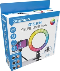 PROM Grundig Lampa pierścieniowa do selfie RGB
