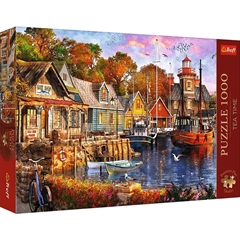 S.CENA Puzzle - _1000 Premium Plus_ - TeaTime: Nadmorski zaktek_FSC Mix 70 #37;