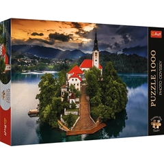 S.CENA Puzzle - _1000 Premium Plus_ - PhotoOdyssey: Jezioro Bled, Sowenia_FSC Mix 70 #37;