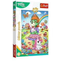 S.CENA Puzzle - _100 Glitter_ - BrokatoweTrefliki / KAZSTUDIO SA The Treflik Family