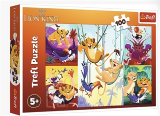 S.CENA Puzzle - _100_ - Dzielny Krl Lew/Disney Lion King
